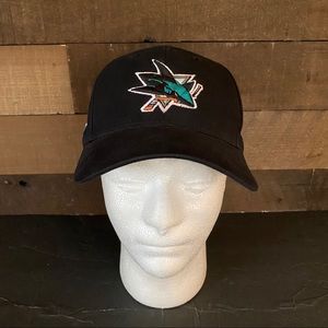 San Jose Sharks Black Nhl Baseball‎ Hat Adjustable